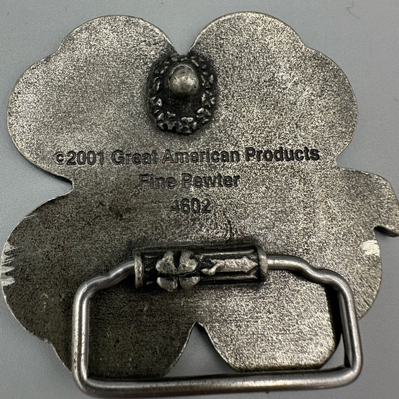 Belt Buckle: Four Leaf Clover - Picture 3 of 3